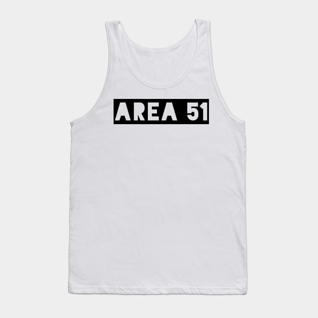 UFO t-shirt designs area 51 Tank Top by Coreoceanart